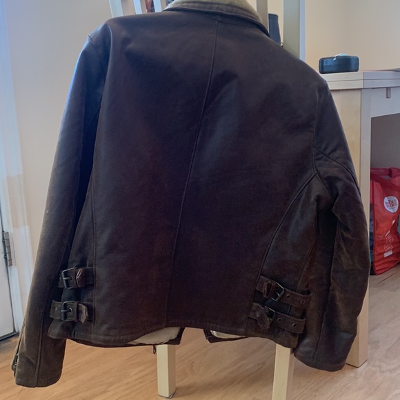 Rabbit fur genuine leather jacket - Picture 2 of 7